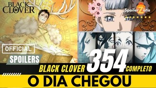 BLACK CLOVER SPOILERS 354 - O DIA CHEGOU -  PALADINOS X CAPITÃES
