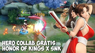 Hero Mai Shiranui Gratis! Di Event Collab Honor of Kings x SNK Hero Challenge
