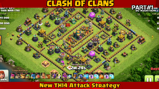 CLASH OF CLANS: you need to LEARN this NEW OP strategy !!! New TH14 Attack Strategy!!