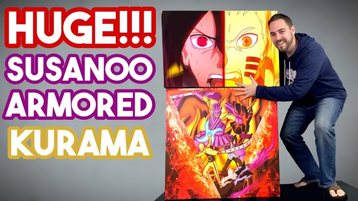 100,000 SUB SPECIAL! 🥳 Susanoo Armored Kurama I Hokage Naruto x Adult Sasuke Statue Unboxing!