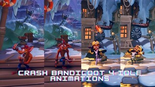 Crash Bandicoot 4: It's About Time - All Crash & Cortex Idle Animations