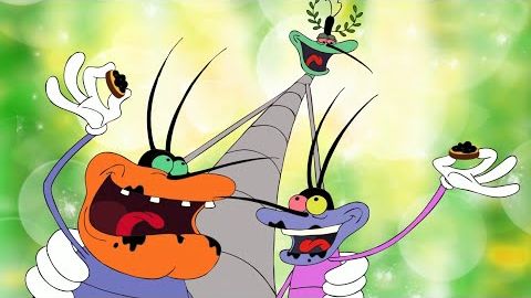 Oggy and the Cockroaches - THE FEAST (S04E50) CARTOON _ New Episodes in HD  - Bilibili