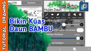 Cara membuat brush daun bambu di ibis paint x