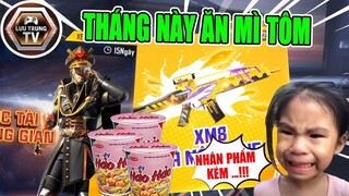 [Garena Free Fire] Tháng Này Lưu Trung Ăn Mì Tôm Qua Ngày Vì Skin XM8 Cá Mập Vàng... | Lưu Trung TV