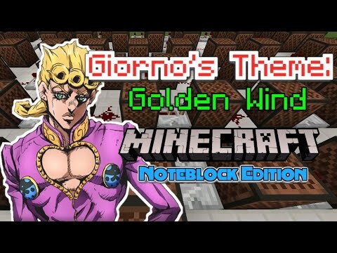 Giorno's Theme | Easy to Expert but in Minecraft