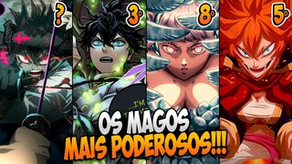 OS MAGOS MAIS FORTES DE BLACK CLOVER EM 370 CAPÍTULOS!!!