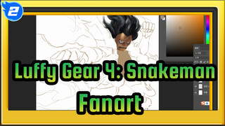 When One Majoring in Animation Becomes A One Piece fan / Luffy Gear 4: Snakeman_2