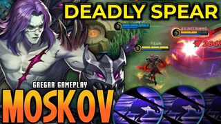 BRUTAL MAXED DAMAGE!! ITEM FIRST GAMEPLAY - MOSKOV BEST BUILD IN 2022 -BUILD TOP GLOBAL MOSKOV MLBB