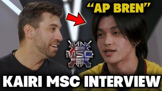 KAIRI's INTERVIEW IN MSC BEFORE THE GROUP STAGE...😮😮