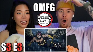 THIS FEELS DOOMED 😫 | Demon Slayer Reaction S3 Ep 3