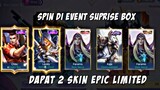 Spin di event suprise box, dapat 2 skin epic limited