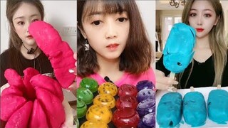 Thánh Ăn Đá Lạnh Như Ăn Kẹo Ngọt, Ăn Trái Cây Bộc Chocola - ASMR Ice Crunchy Eating sound#12