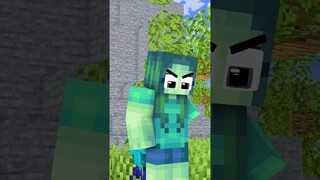 Monster School : Dolphin saves baby Zombie & avenge Zombie mother - Minecraft Animation #shorts