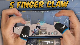 5 Finger Claw Full Gyro Handcam (PUBG Mobile) iPhone 14 Pro Max Gameplay