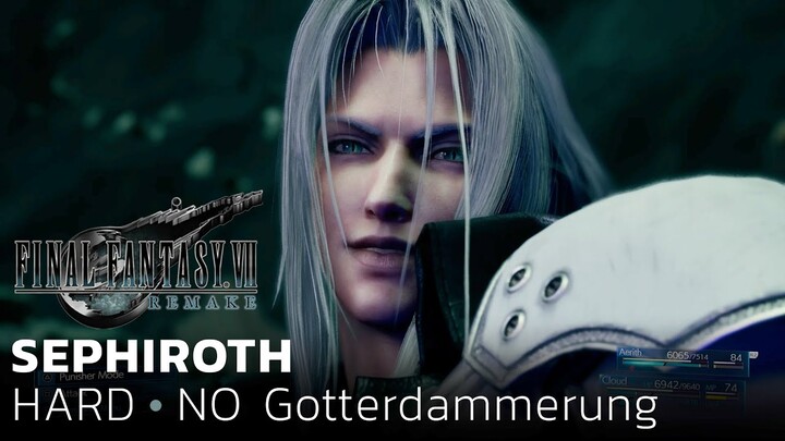 Final Fantasy VII Remake - Sephiroth | เซฟิรอธ (Hard/No Gotterdammerung)