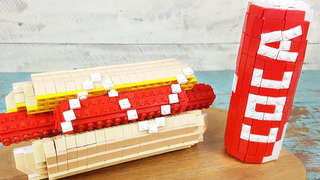 Lego Hot dog - Lego In Real Life / Stop Motion Cooking & ASMR วิดีโอตลกในการทำอาหารที่ผิดปกติ