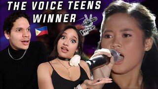 The End of The Voice Philippines... | Waleska & Efra react to Winner of Voice Teens Philippines 2024