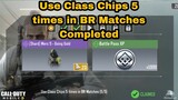 How to Use Class Chips 5 times in BR Matches Cod Mobile Season 10 2022 | 20 Shards as Rewards