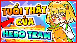 ️️🥁TUỔI THẬT CỦA CÁC THÀNH VIÊN HERO TEAM️️🥁NOOB KAMUI CÔNG KHAI THÔNG TIN HERO TEAM MINI WORLD