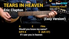 Tears in Heaven - Eric Clapton (Guitar Chords Tutorial with Lyrics)