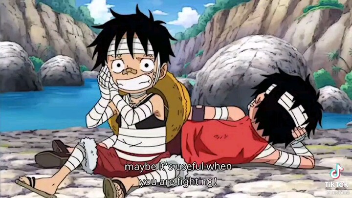 luffy and ace✨❤️imissyou ace😢