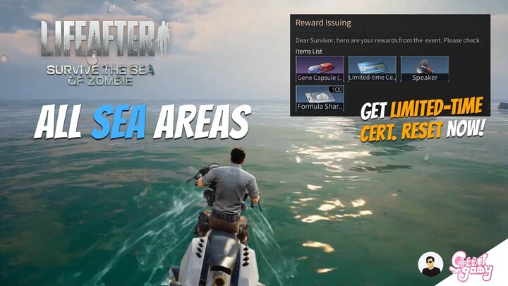 LifeAfter: August 12th Update | ALL SEA AREAS + Get Free CERT. RESET NOW!
