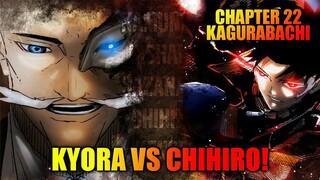 Review Chapter 22 Kagurabachi - Chihiro Akan Melawan Ketua Klan Sazanami Yang Bernama Kyora!