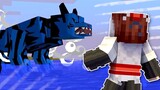 Battling a Tailed Beast in Naruto Minecraft!