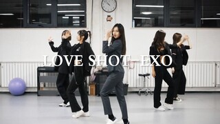 Shocked!!! The girl idol practice room danced to EXO-LOVE SHOT unexpectedly...