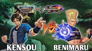 KING OF FIGTHERS MOBILE LEGENDS COLLAB| KENSOU V.S BENIMARU ( 4K Resolution)