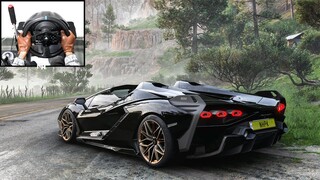 1600HP Lamborghini Sián Roadster | Forza Horizon 5 | Steering Wheel Gameplay