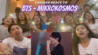 COUSINS REACT TO BTS - MIKROKOSMOS