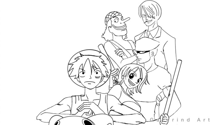 Gini Nih Kalo Nyobain Gambar One Piece Pake Procreate!!