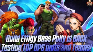 [SF: Duel] - Guild Effigy Boss Polly! TOP Teams for 4 MAIN DPS units F2P + P2W! Top Dmg Shown!