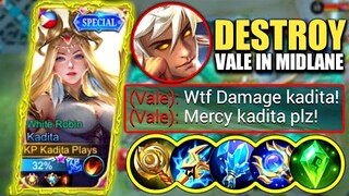 KADITA DESTROY VALE AND BEATRIX IN RANK GAME! | KADITA BEST BUILD 2022 | TOP GLOBAL KADITA GAMEPLAY