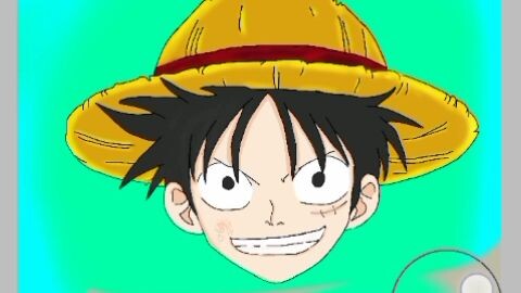 belajar menggambar, Luffy