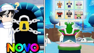 PEGUEI OS NOVOS MYTHICAL DA ATUALIZAÇÃO NO ANIME CLICKER SIMULATOR (ROBLOX)