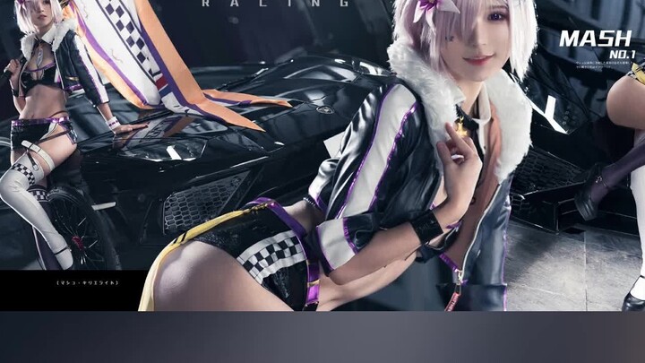 [Today's source of happiness] Sexy lady Matthew Black Gundam racing suit cos