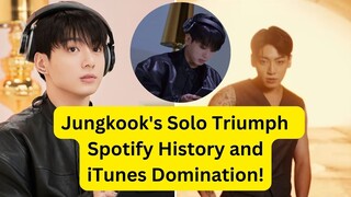 Jungkook's Solo Triumph - Spotify History and iTunes Domination!