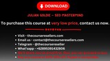 Julian Goldie - SEO Mastermind