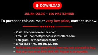 Julian Goldie - SEO Mastermind