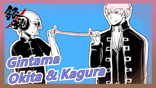 [Gintama / MAD Lukisan Tangan] Okita & Kagura - Kawaiku Naritai