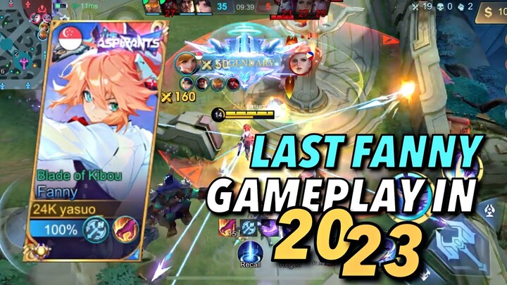 MY FANNY LAST GAMEPLAY IN 2023 | SOLO RANK GAMEPLAY | MLBB