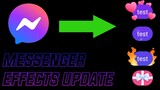 MESSENGER CHAT EFFECTS UPDATE TUTORIAL - 2020