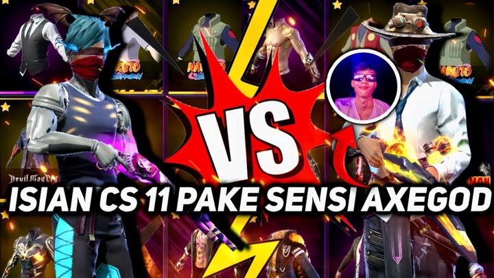 ISIAN 11 PAKE SENSIVITAS AXE GOD ?  AUTO WIN NI !!