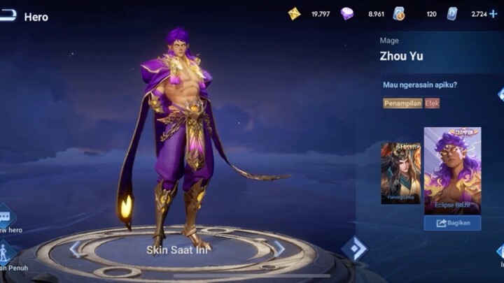 event lagi nih skin gratis zhou yu