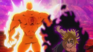 Meliodas Vs Escanor (English Dub) | Seven Deadly Sins Season 3