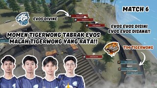 MOMEN EVOS DI TABRAK TIM LAIN DI MATCH 6 FFWS ID 2024 SPRING - GRAND FINALS #freefire #ffws