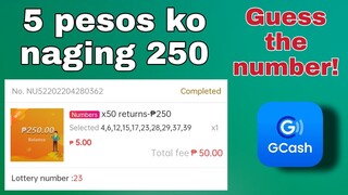 5 PESOS KO NAGING 250 PESOS SA PAGLALARO NG " GUESS THE NUMBER " SA JOYGO