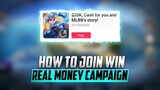 HOW TO JOIN WIN REAL MONEY TIKTOK EVENT MOBILE LEGENDS (TUTORIAL) - Mobile Legends